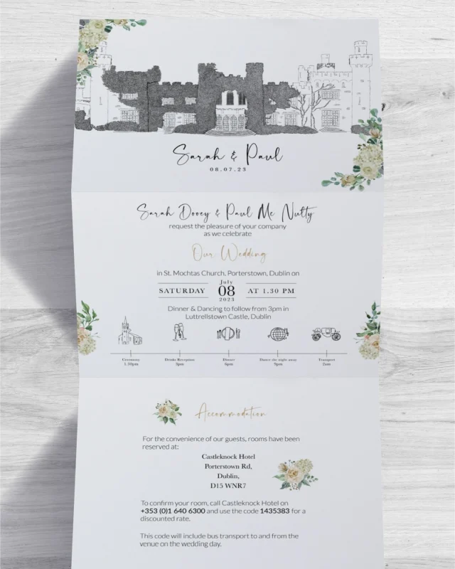 Behind every stunning invitation is a thoughtful design process. We take the time to understand your vision and bring it to life with care and precision.

Q: Can we see a proof before the invitations are printed? 
A: Yes, we provide digital proofs for you to review and approve before anything goes to print. Your satisfaction is our top priority.

#weddingstationerydesign #customweddinginvitations #bridesireland #weddingplanning2024 #designprocess #stationeryproof #clareireland #weddingdesignireland